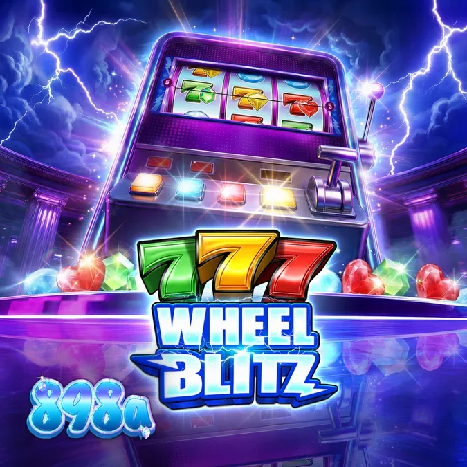 Tampilan antarmuka slot 777 Wheel Blitz dengan roda hadiah empat tingkat